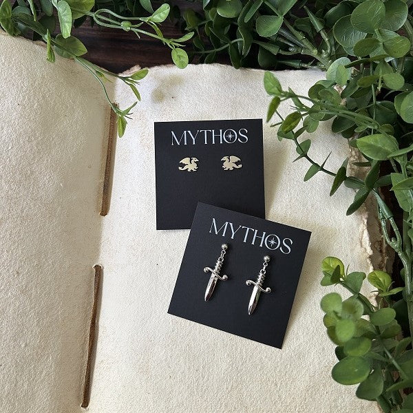 Rider Stud Earrings (Silver)
