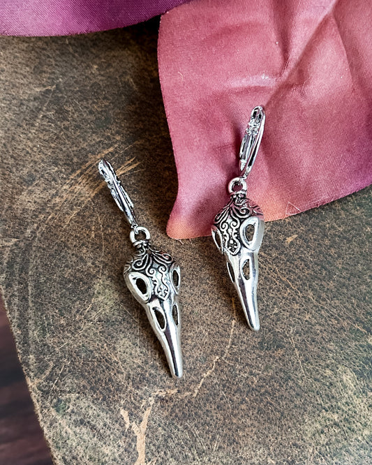 Bird Skull Dangles