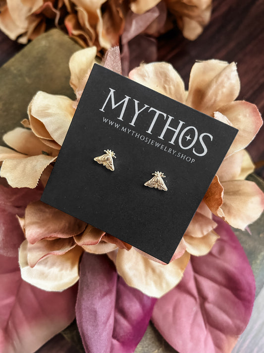 Moth Stud Earring