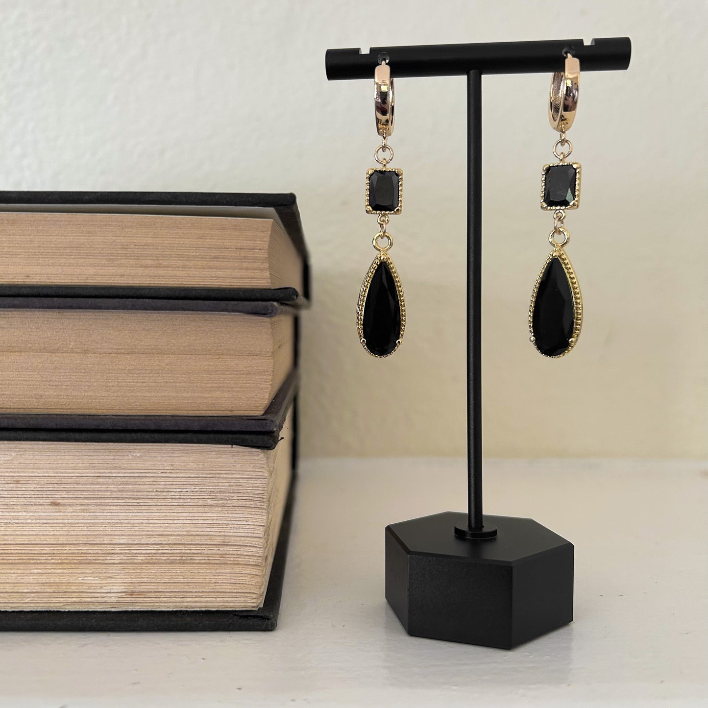 Midnight Drop Earrings