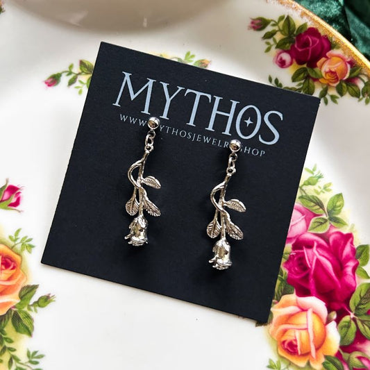 Juliet Rose Earrings (Silver)